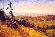 Albert Bierstadt Wasatch Mountains and Great Plains in distance, Nebraska oil on canvas